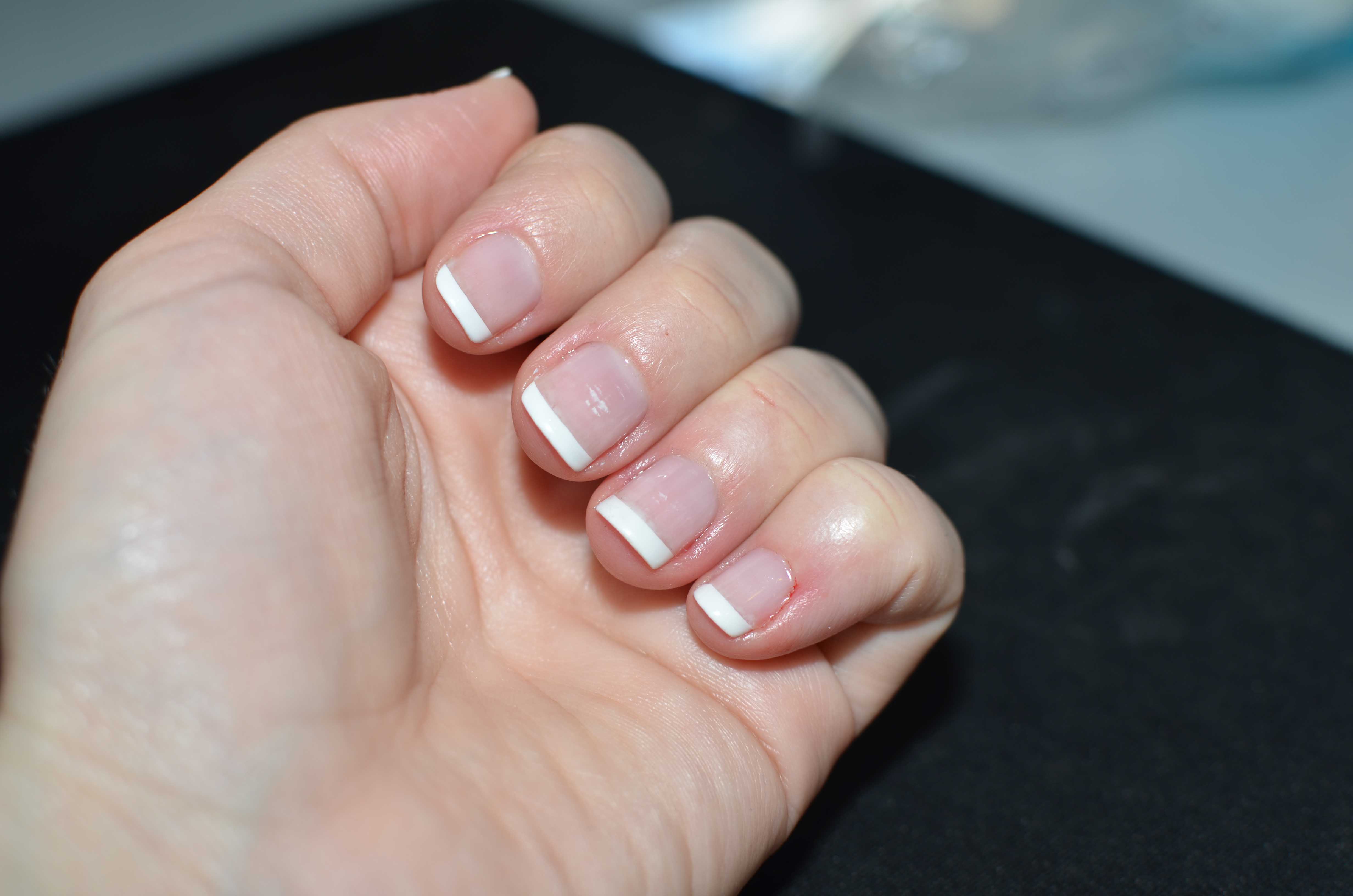 White French Tip Nails - wide 2