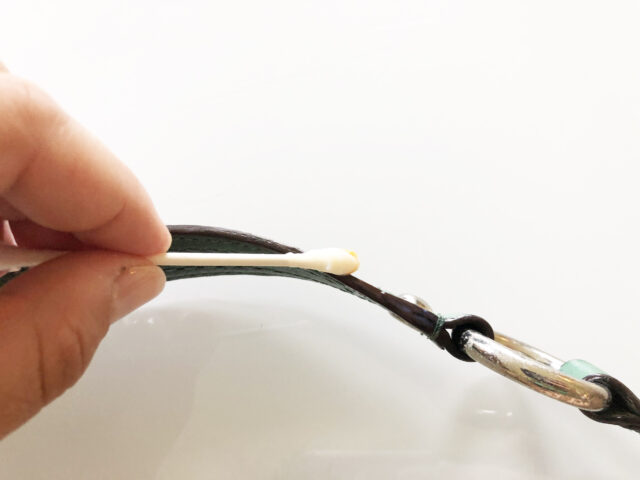 DIY: How to repair frayed purse straps - Simplory x Loranny Inocencia